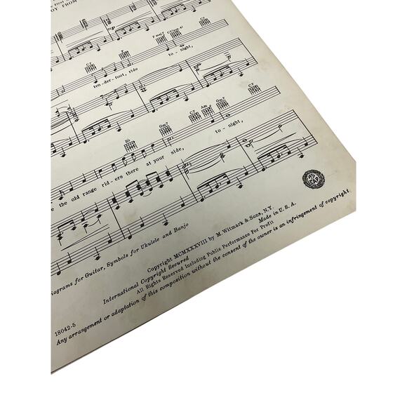 Ride Tenderfoot Ride Sheet Music 1938 Cowboy From Brooklyn Mercer Whiting - Picture 4 of 5